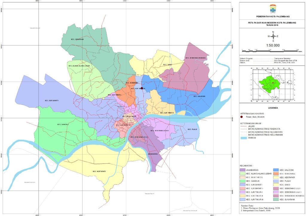 Peta Palembang Lengkap – Studyhelp